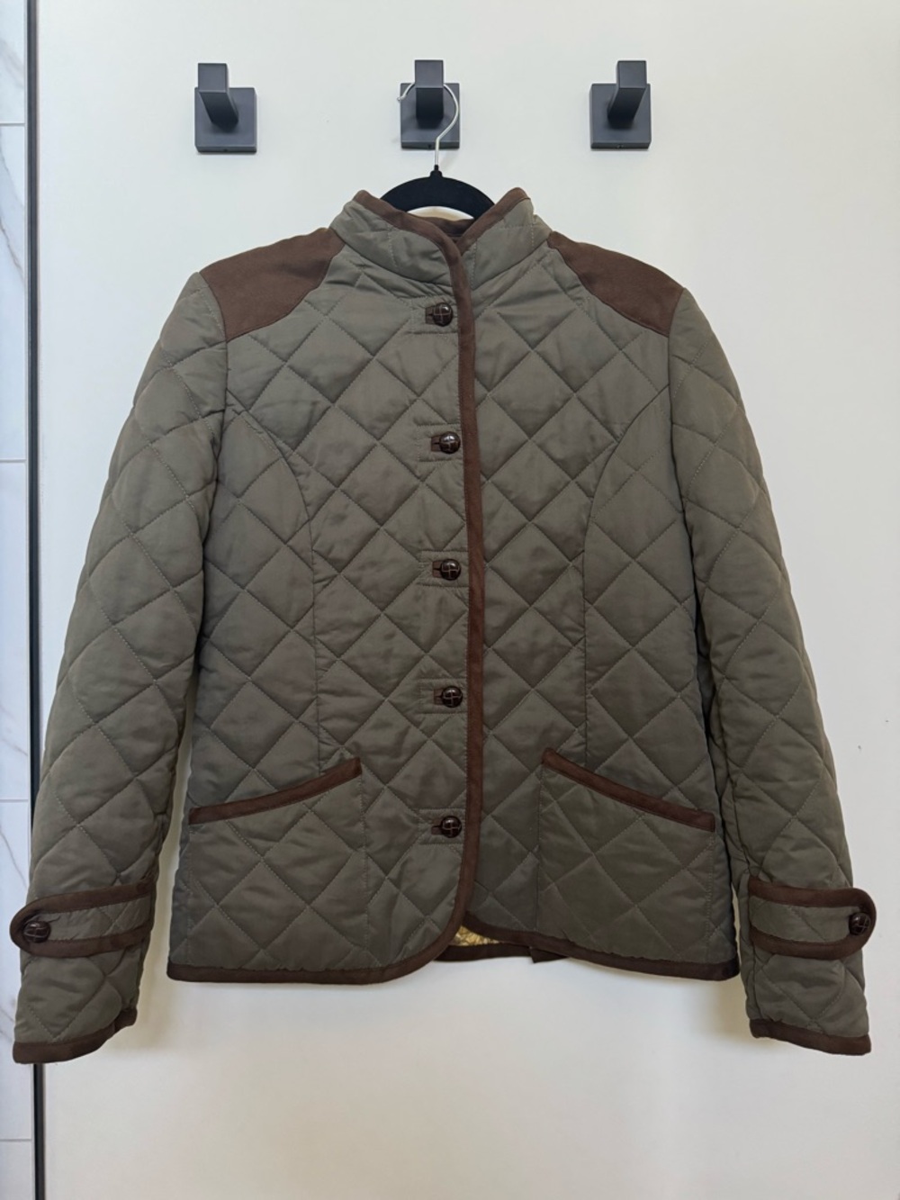 Olive Green Riding Jacket - Picture 2 of 11